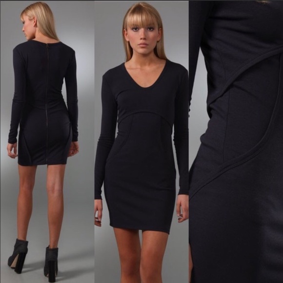 Alexander Wang Dresses & Skirts - T ALEXANDER WANG Structured Bodycon Black Dress S
